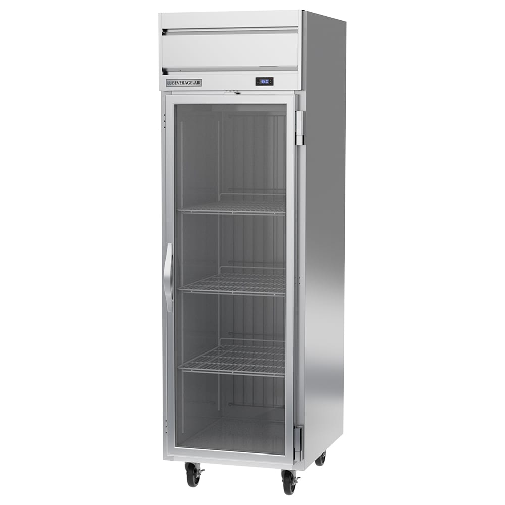 Beverage Air HR1HC-1G 26" Single Section Reach-In Refrigerator, (1) Glass Door, 115v