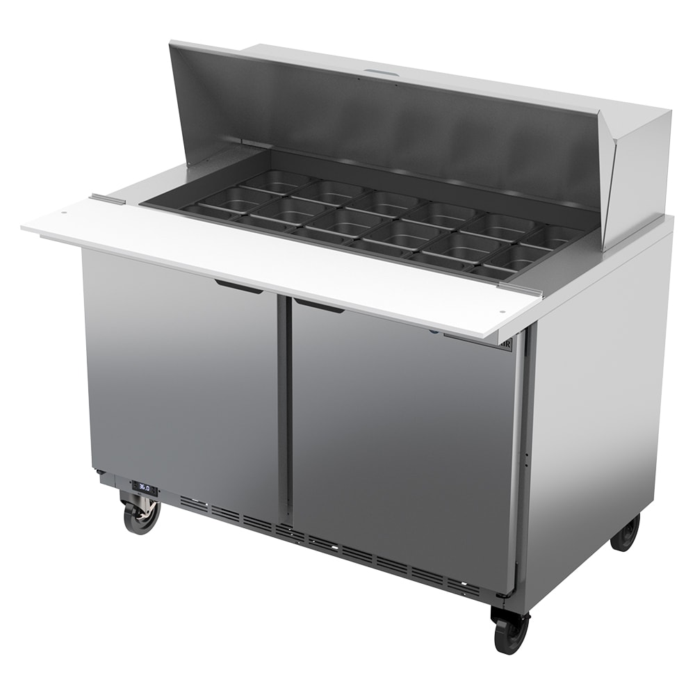 Beverage Air SPE48HC-18M 48" Sandwich/Salad Prep Table w/ Refrigerated Base, 115v