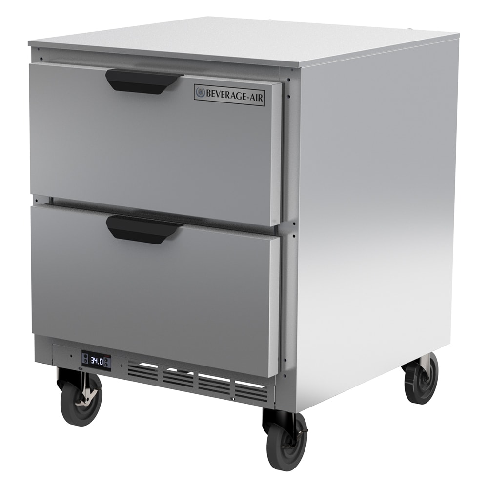 Beverage Air UCRD27AHC-2 7.3-cu ft Undercounter Refrigerator w/ (1) Section & (2) Drawer, 115v