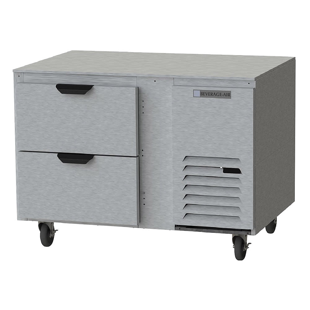 Beverage Air UCRD46AHC-2 16.7 cu ft Undercounter Refrigerator w/ (1) Section & (2) Drawer, 115v