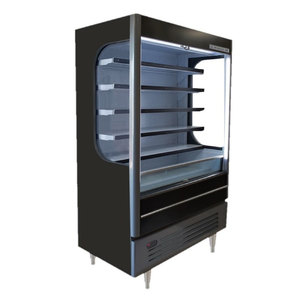 Beverage Air VM18-1-B-LED 51.6" Vertical Open Air Cooler w/ (6) Levels, 115v