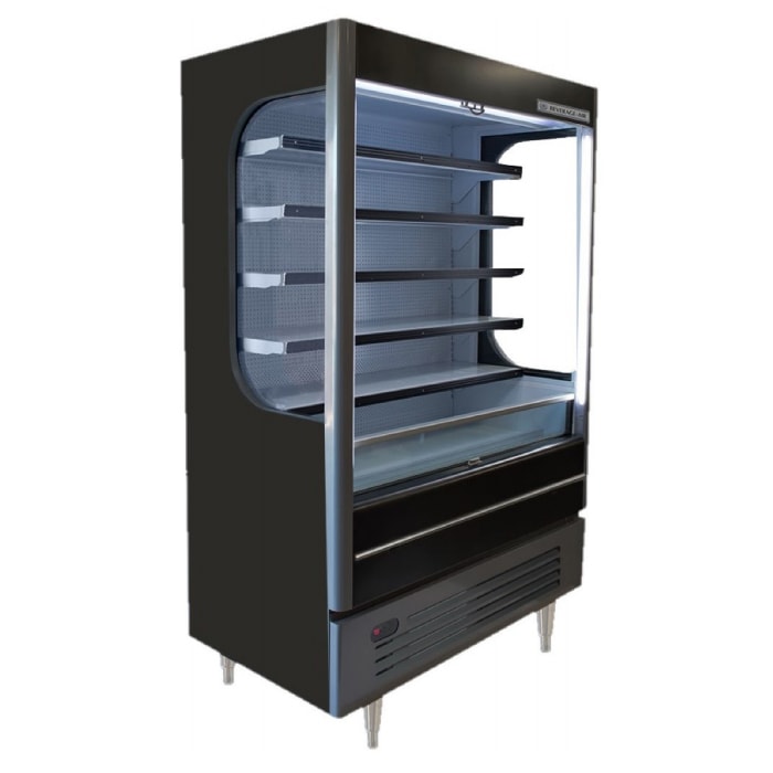Beverage Air VM18-1-G-LED 51.6" Vertical Open Air Cooler w/ (6) Levels, 115v