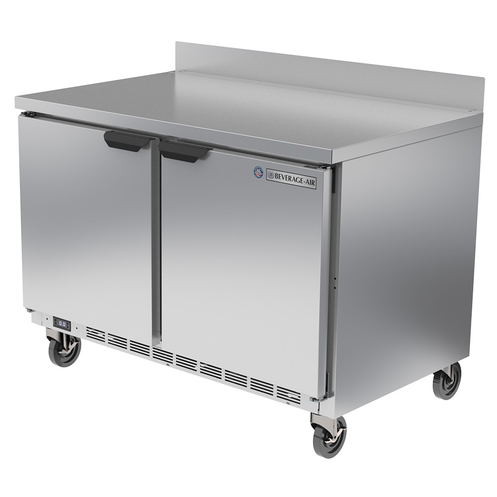Beverage Air WTF48AHC 11.04 cu ft Worktop Freezer w/ (2) Section & (2) Door, 115v