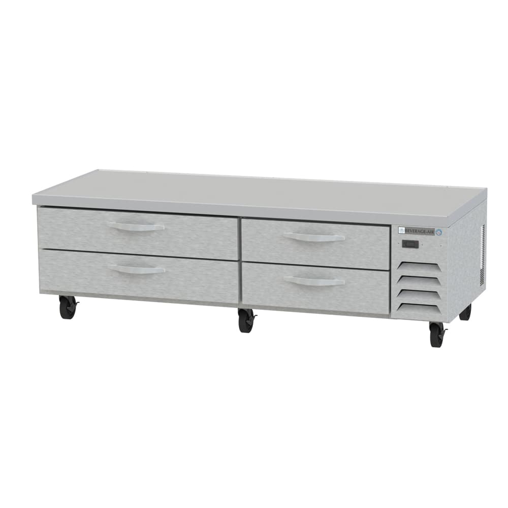 Beverage Air WTRCS84D-1 84" Worktop Refrigerator w/ (2) Section, 115v