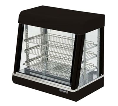 Adcraft HD-26 Countertop Heated Display Case w/ Front & Rear Sliding Doors, 26x18.7x25.25"