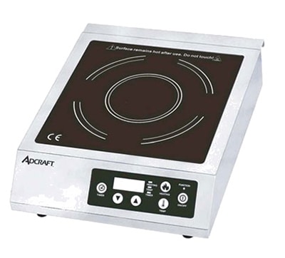 Adcraft IND-B120V Countertop Commercial Induction Cooktop w/ (1) Burner, 120v