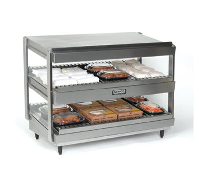 Nemco 6480-18S1 16-in Heated Shelf Merchandiser w/ Slanted Single Shelf & 3.6-amps, Stainless