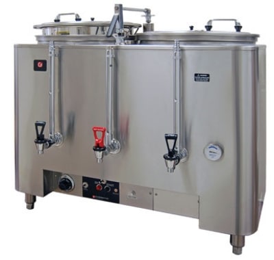 Cecilware 81010(E) 380480 Twin Automatic AMW Coffee Urn, 10 gal. Capacity, 380/480 V