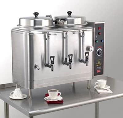 Cecilware FE100N-102418 Twin Coffee Urn w/ 3-gal/Liner Capacity, Automatic, 1-lb Batch