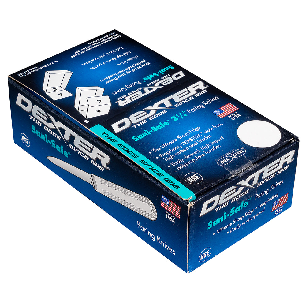 Dexter Russell S10424C 3 1/4" Sani Safe® Paring Knife Set w