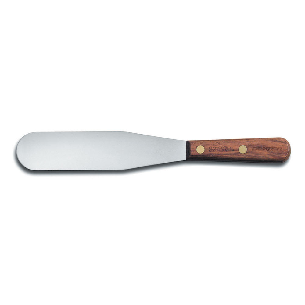 Dexter Russell S2496PCP 6.5" Frosting Spatula, Rosewood Handle, Stainless Steel