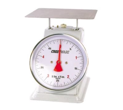 Crestware SCA625 Portion Control Scale, 25 lb x 2 oz, 6" Dial, Standard Duty