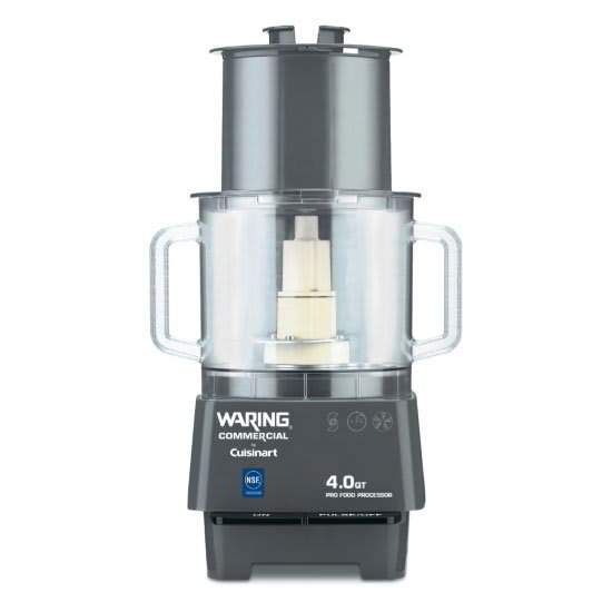 Waring FP40 4-qt Commercial Food Processor - Vertical Chute Feed, Polycarbonate Batch Bowl