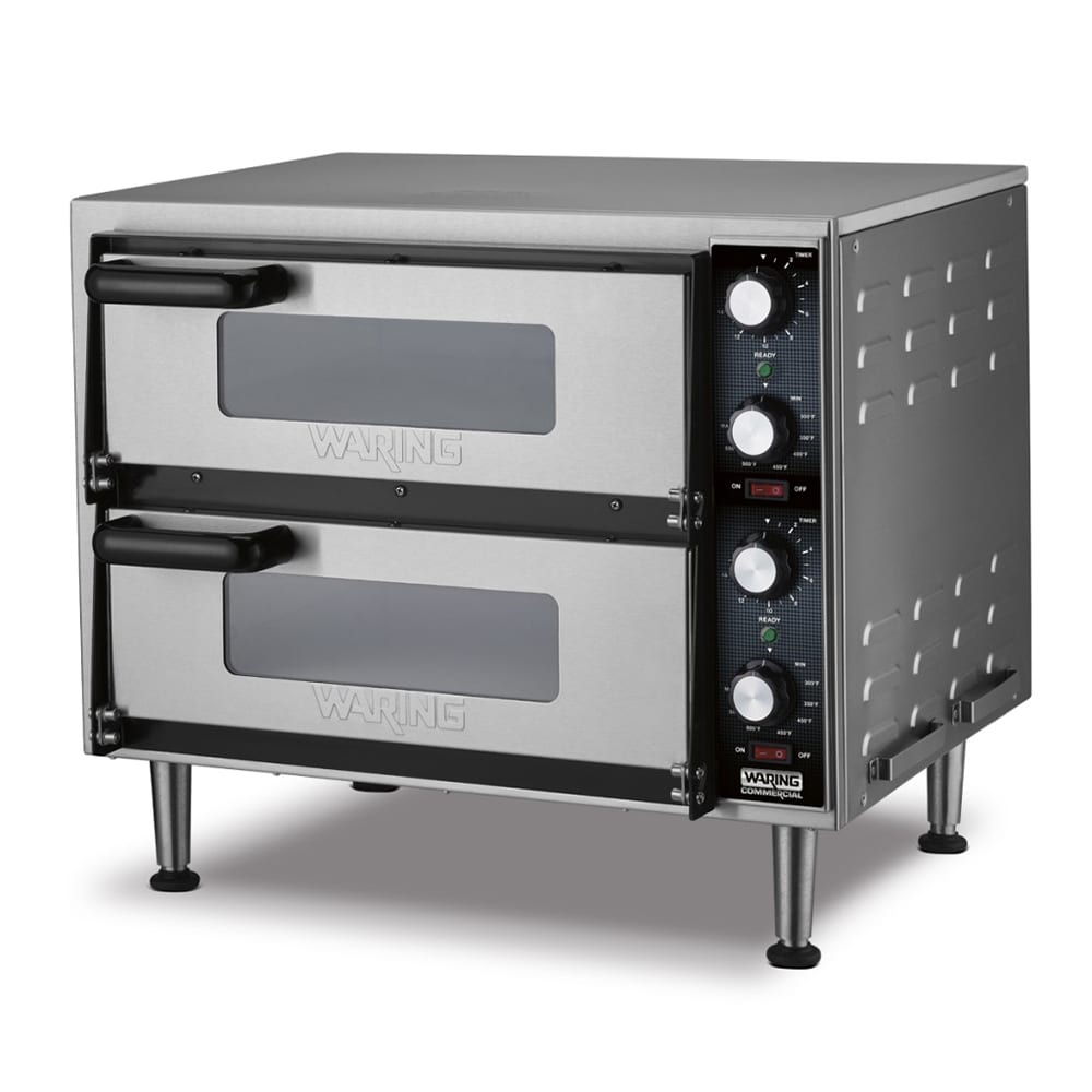 Waring Wpo350 Countertop Pizza Oven Double Deck 240v 1ph