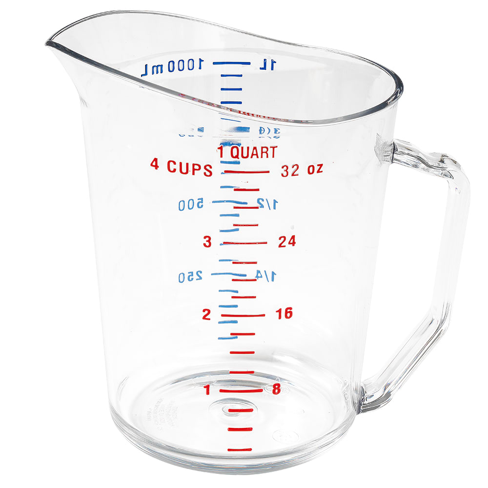 Cambro 100MCCW135 1 qt Camwear Measuring Cup - Clear