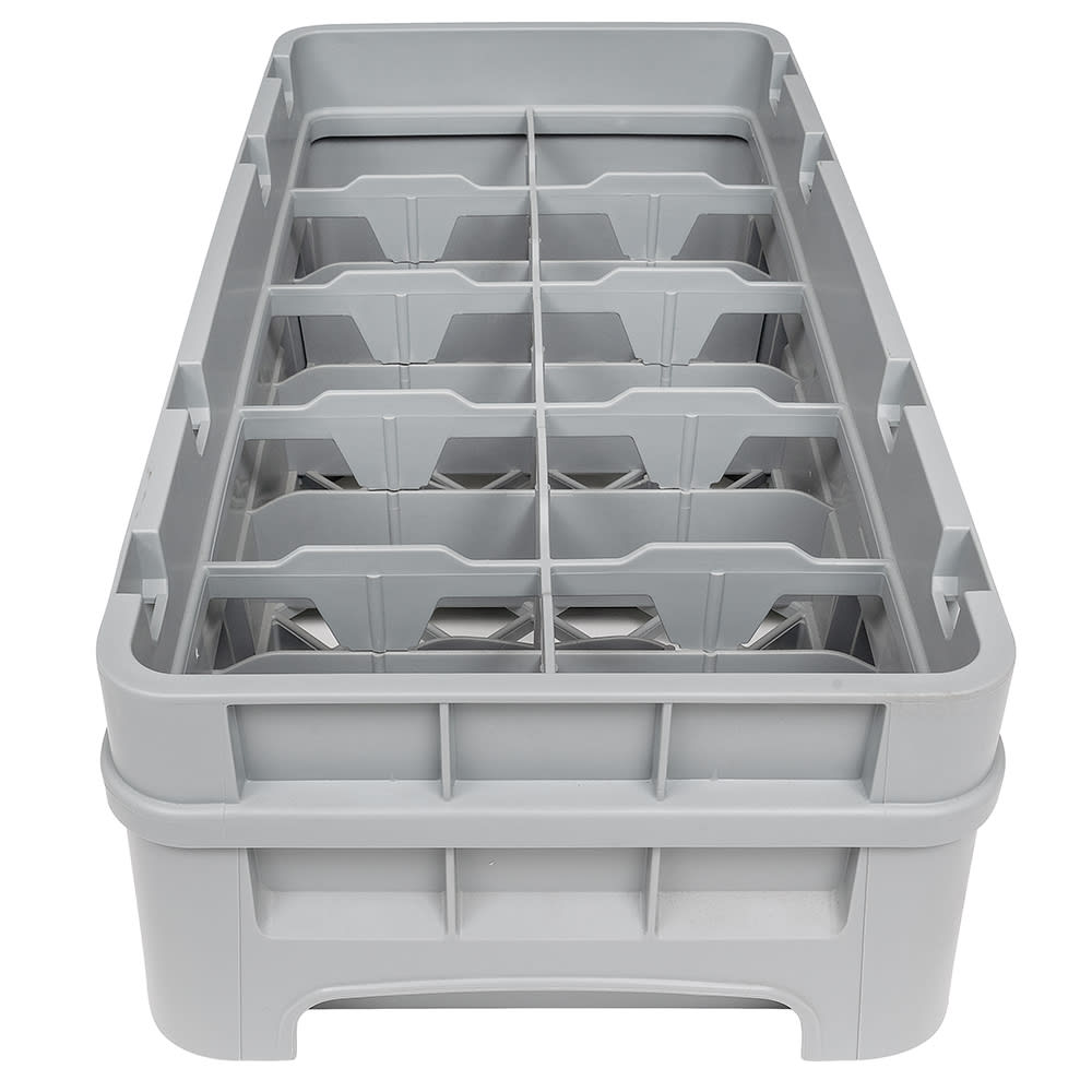 Cambro 10HC414151 Camrack Cup Rack with Extender - 10 Compartment, Half ...