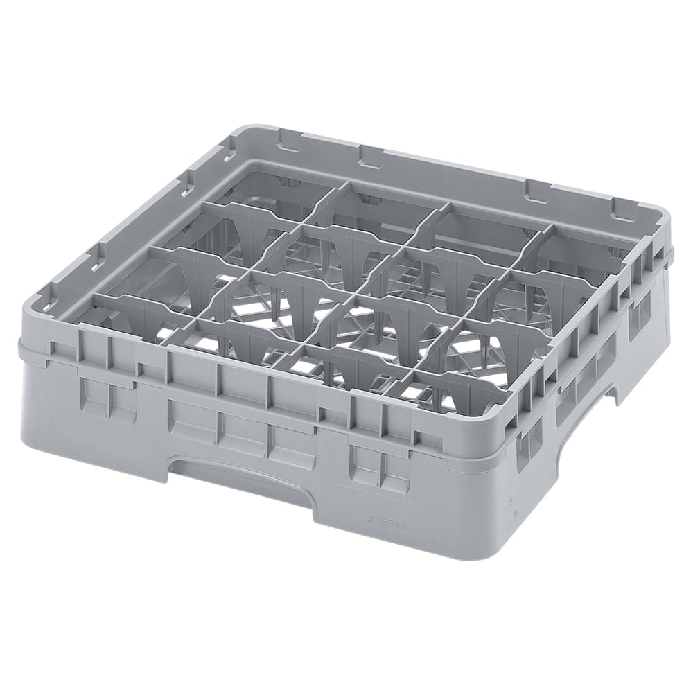 Cambro 16S318151 Camrack® Glass Rack w/ (16) Compartments - (1) Gray ...