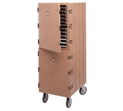 Cambro 1826DTC180 Double Camcart Sheet Pan/Tray Cart - Gray