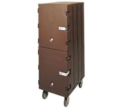Cambro 1826DTCSP180 Double Camcart Sheet Pan/Tray Cart - Security Package, Gray