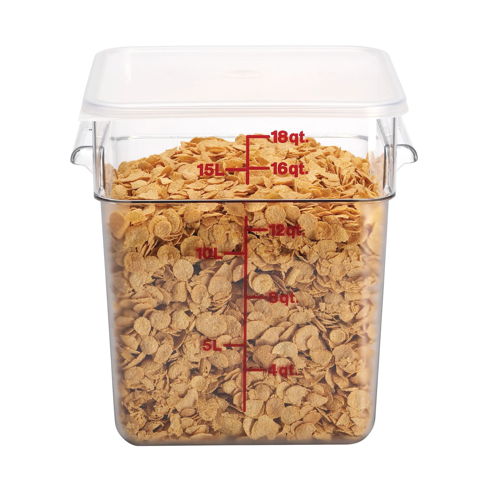 Cambro Camwear Polycarbonate Square Food Storage Container 8 Quart