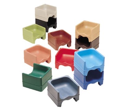 Cambro 200BC519 Dual-Height Booster Seat - Polyethylene, Green