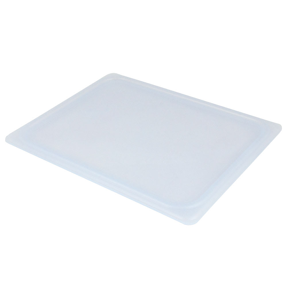 Cambro 20PPCWSC438 1/2-Size Food Pan Seal Cover - Translucent, Polypropylene, Blue, NSF