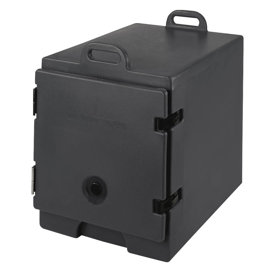 Cambro 300MPC110 Camcarrier Food Pan Carrier - 12x20" Pan, Front-Loading, Black