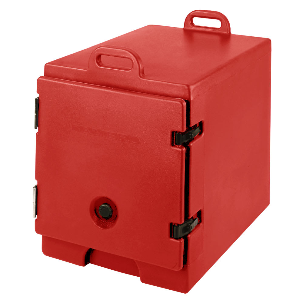 Cambro 300MPC158 Camcarrier Food Pan Carrier - 12x20" Pan, Front-Loading, Hot Red