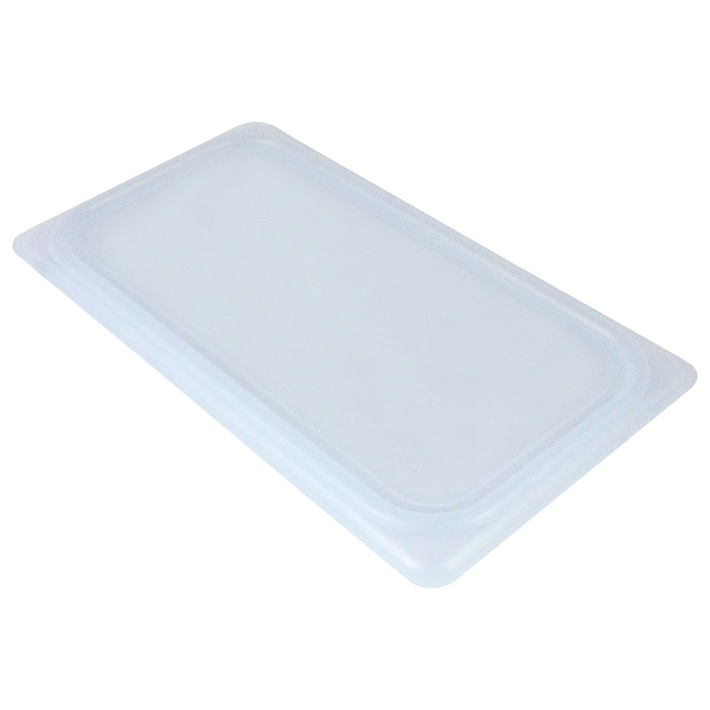 Cambro 40PPCWSC438 1/4-Size Food Pan Seal Cover - Translucent, Polypropylene, Blue, NSF