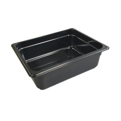 Cambro 46HP771 X-Pan 1/4 Size Food Pan - 6"D, Non-Stick, Onyx