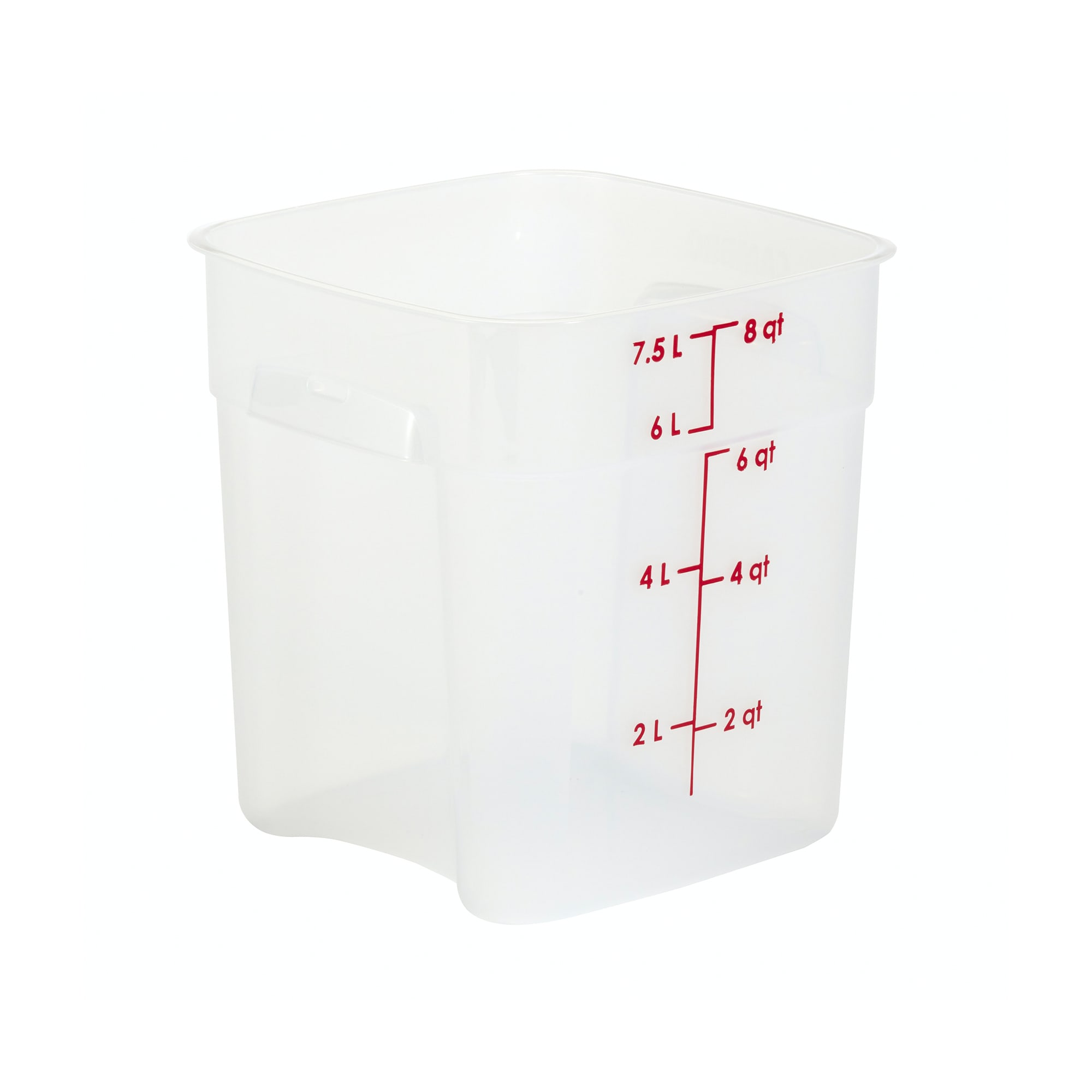 11951-307 - Squares Polycarbonate Food Storage Containers & Lids