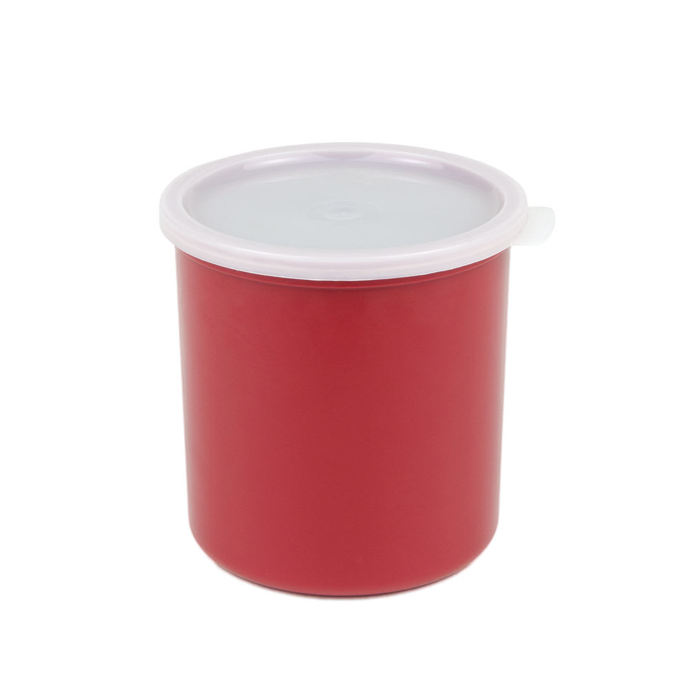Cambro CP12416 1.2-qt Crock with Lid - Cranberry