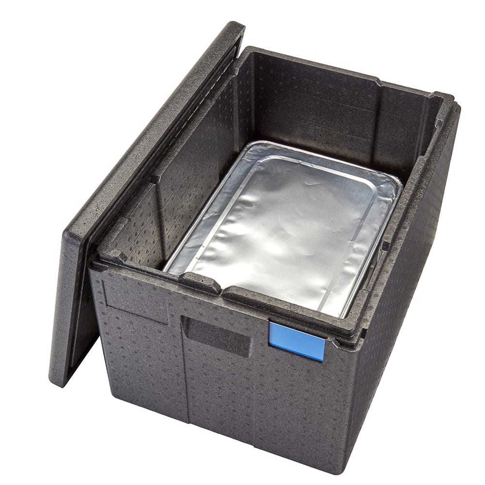 Cambro EPP180XLTSW110 GoBox™ Insulated Food Carrier 68 1/5 qt w/ (1) Pan  Capacity, Black