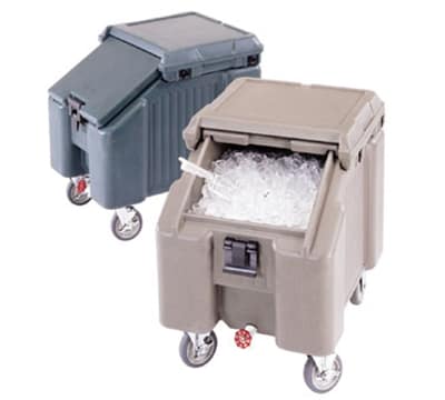Cambro ICS100L180 100-lb Ice Caddy - Sliding, Slant Top, 28.75" H