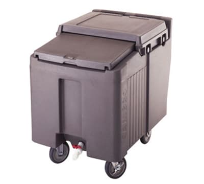 Cambro ICS125L180 125-lb Ice Caddy - Sliding, Flat Top, 29.25" H