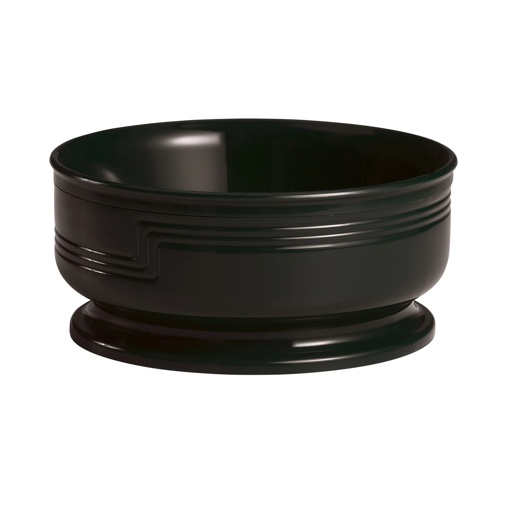 5 qt. Swirl Plastic Bowl - Black