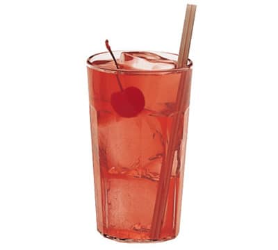 Cambro NT10409 10-oz Newport Fluted Tumbler - Blush