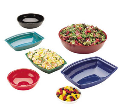 Cambro RSB15CW110 15" Round Camwear Bowl - 11.2-qt Capacity, Black