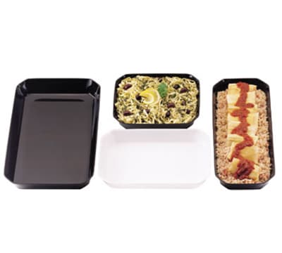 Cambro SFG1012148 Octagonal Display Tray - 10x12x2" White