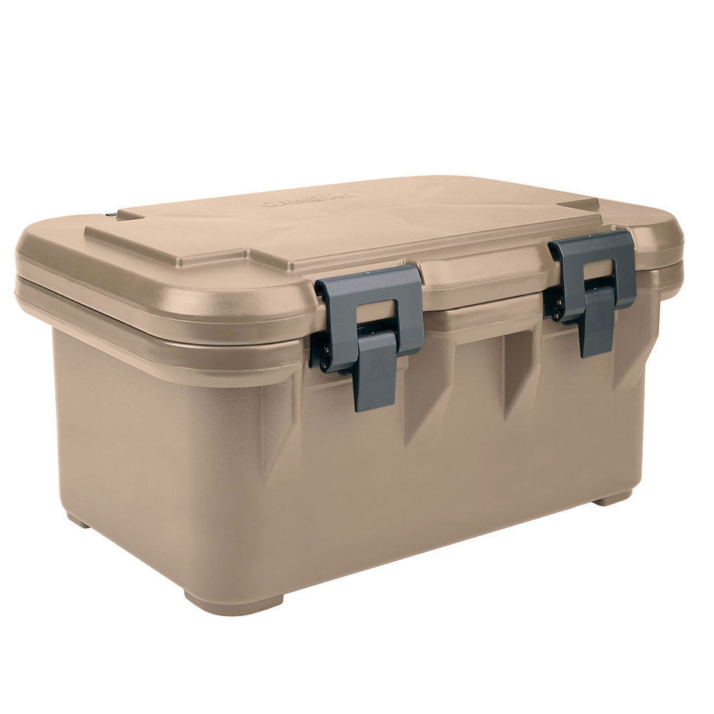 Cambro UPCS160157 20-qt S-Series Pancarrier - Top Loading, Coffee Beige