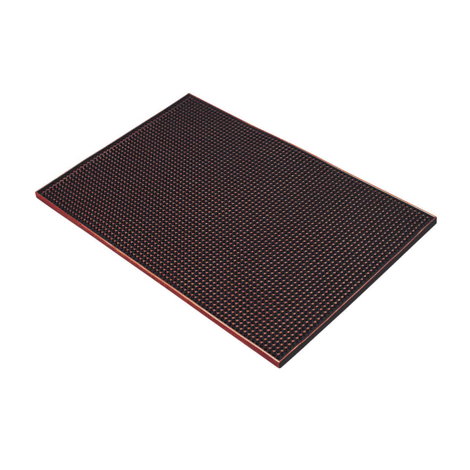Winco Rubber Bar Service Spill Mat, 27 x 3.25 - Black