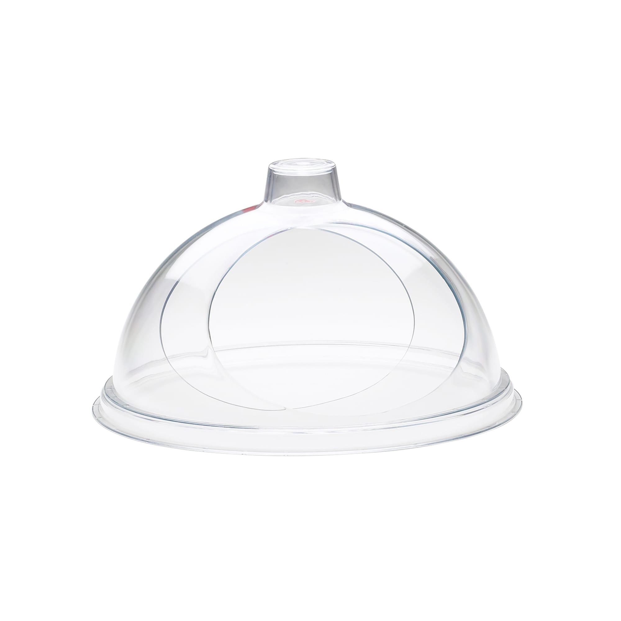 15Dia x 7 1/2H Cal-Mil Clear Acrylic Turn-N-Serve Classic Dome 