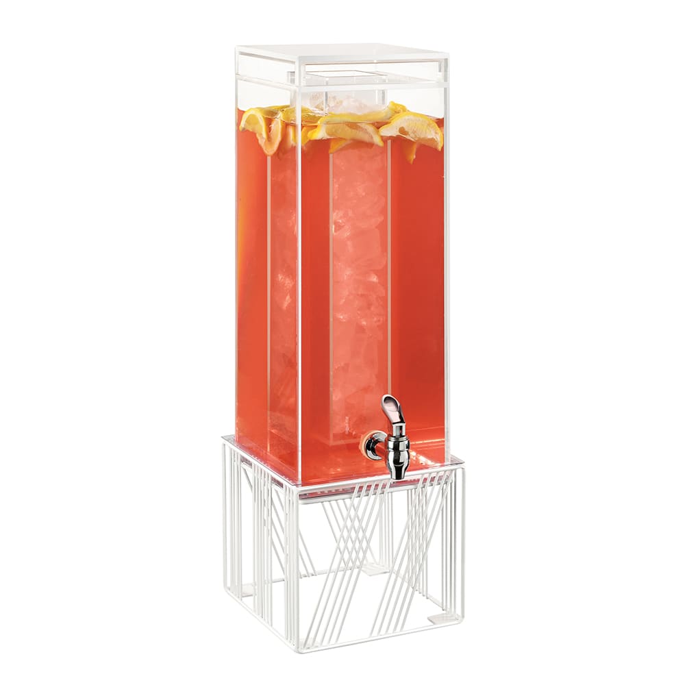 Cal-Mil 1 1/2 gal Acrylic and Black Metal Ice Chamber Beverage