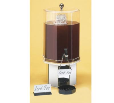 Cal-Mil 972-2-24 Pacific Beverage Dispenser, Octagon, 2 Gallon, Ice Chamber, Spigot