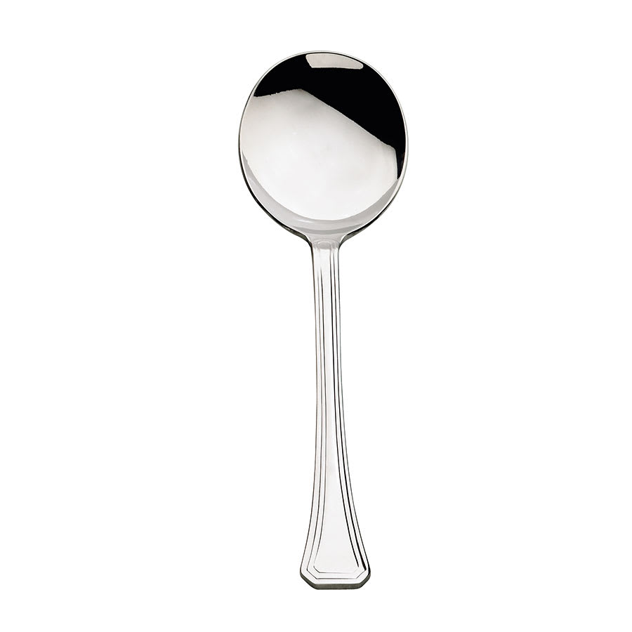 Browne 502013 Oxford Round Soup Spoon, 18/0 Stainless Steel
