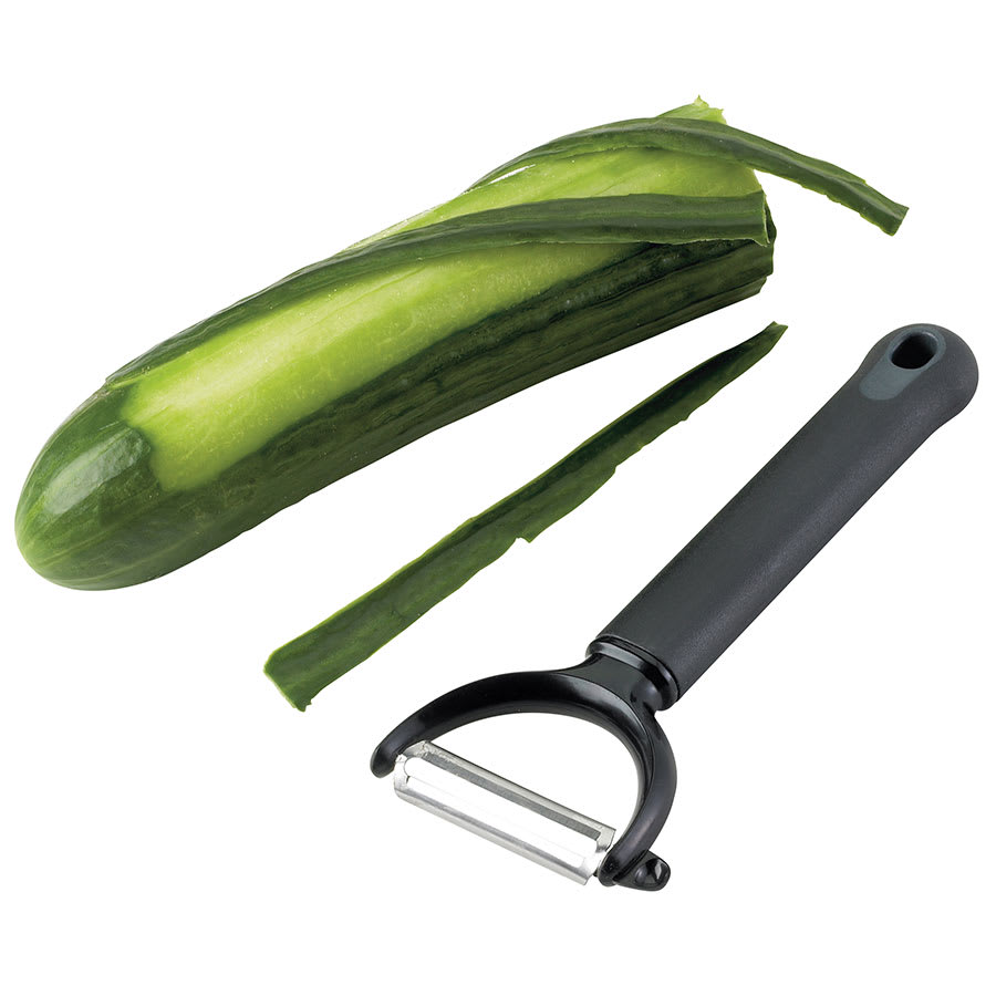 Browne 574453 Stainless Steel Y Peeler, Black Handle