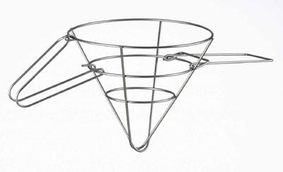 Browne 678 Grease Filter Cone Rack, 18 x 9 in, Wire Rack