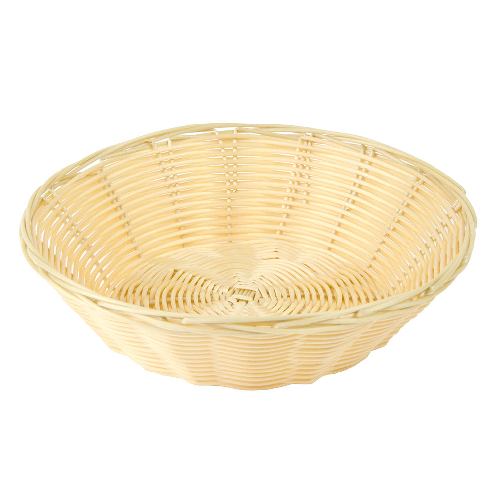 Browne 575444 Basket, 8 x 2-1/4 in, Round, Polypropylene, Odorless, Dishwasher Safe