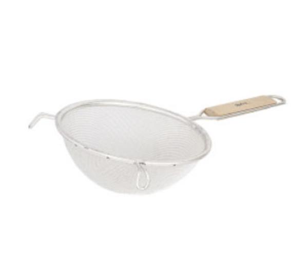 Browne 9192 Strainer, Medium Single Mesh, 4 in Bowl, 5-1/2 in L Handle, Pan Hook
