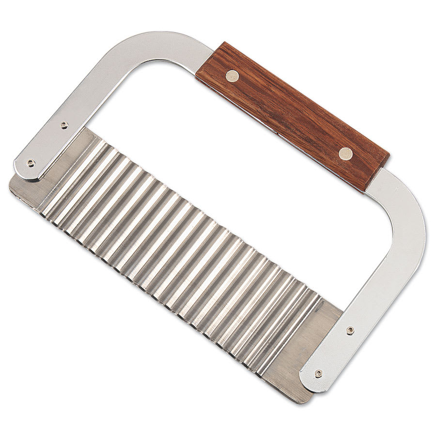 Browne 574309 Garnish/Serrator, 7 x 2 in, Stainless Steel Corrugated Blade